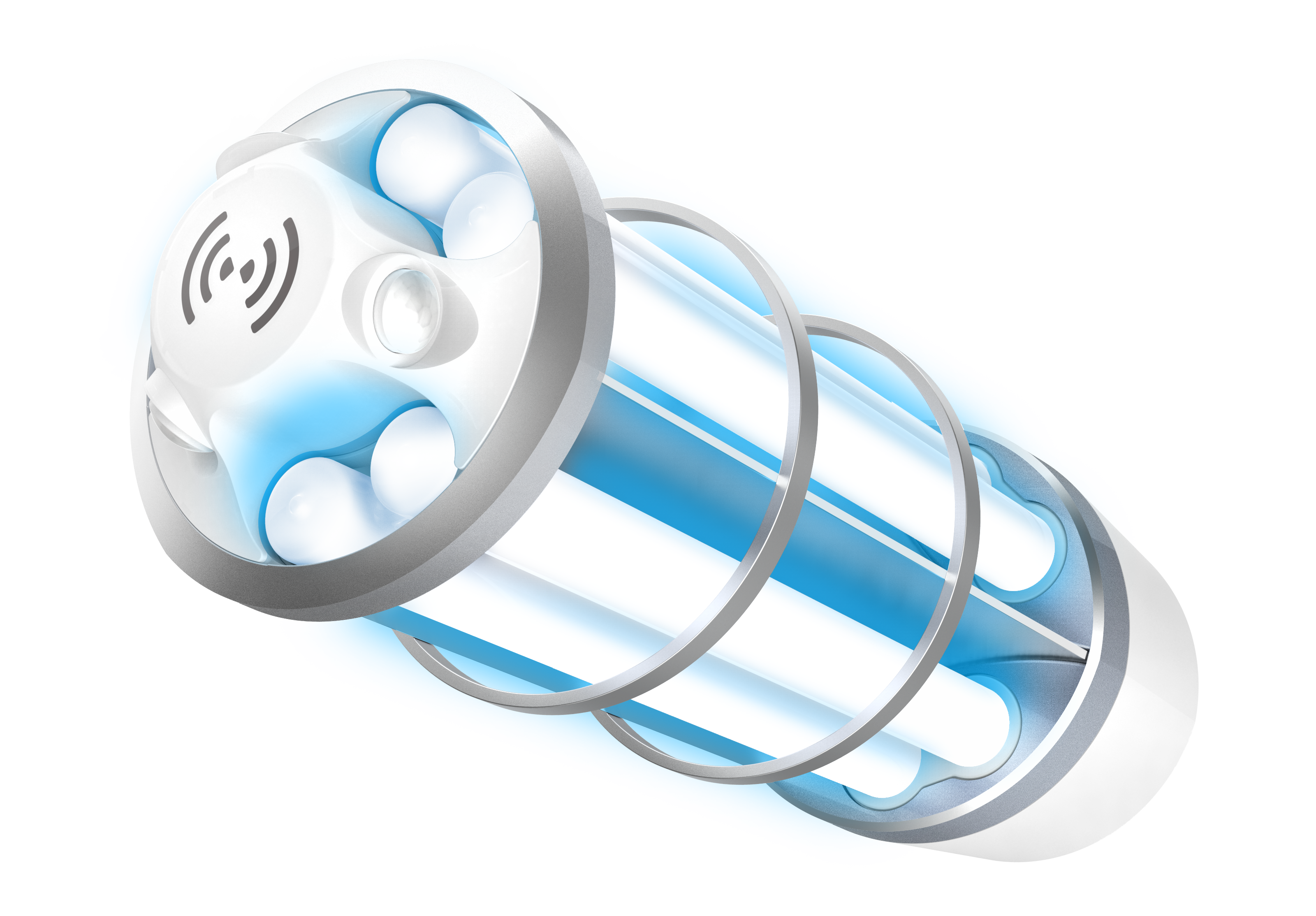 Commercial Grade UVC Light Fixture with Remote Control and Auto Sensing